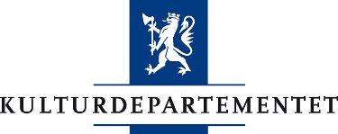 Logo for Kulturdepartementet